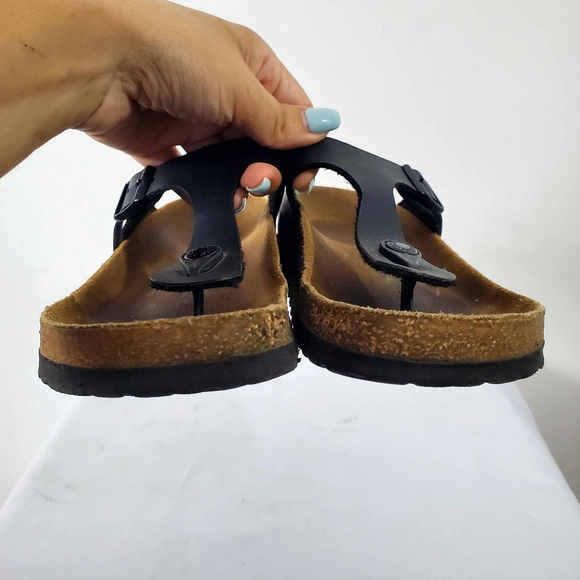 🌺Birkenstock Gizeh Black Women's Sandal Regular EU 35 - Picture 8 of 12